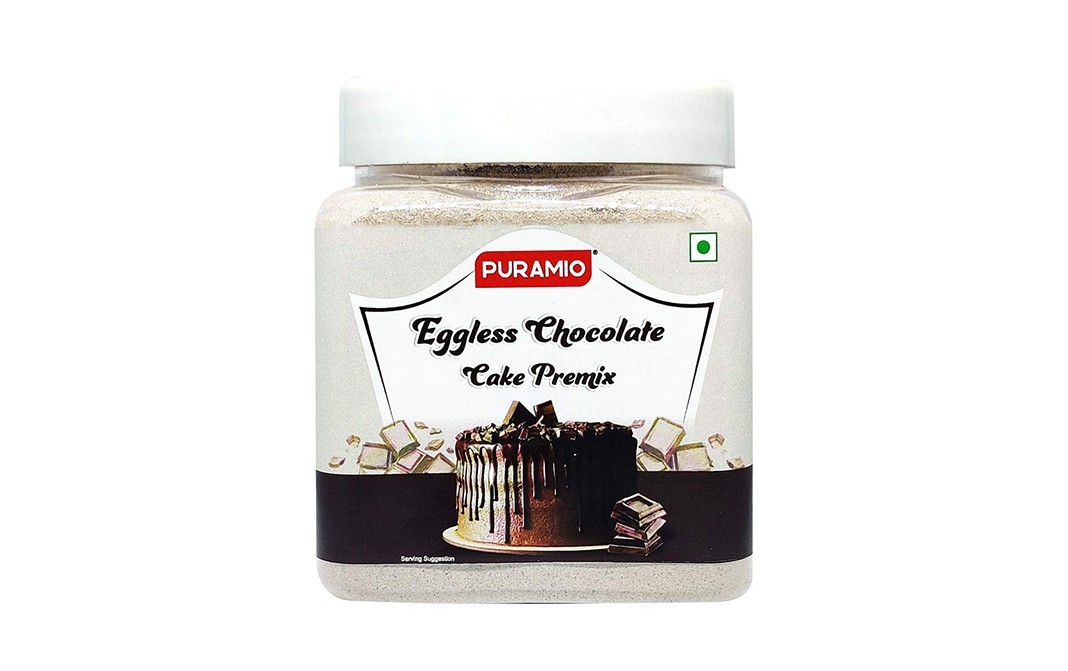 Puramio Eggless Chocolate Cake Premix    Plastic Jar  350 grams